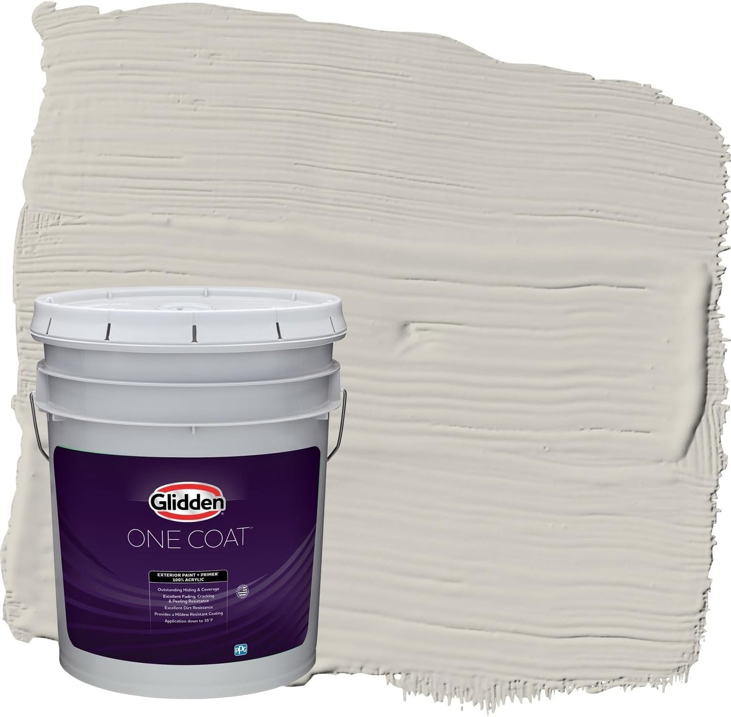 Glidden Exterior Paint + Primer: Black/Black Magic, One Coat, Satin, 1-Gallon