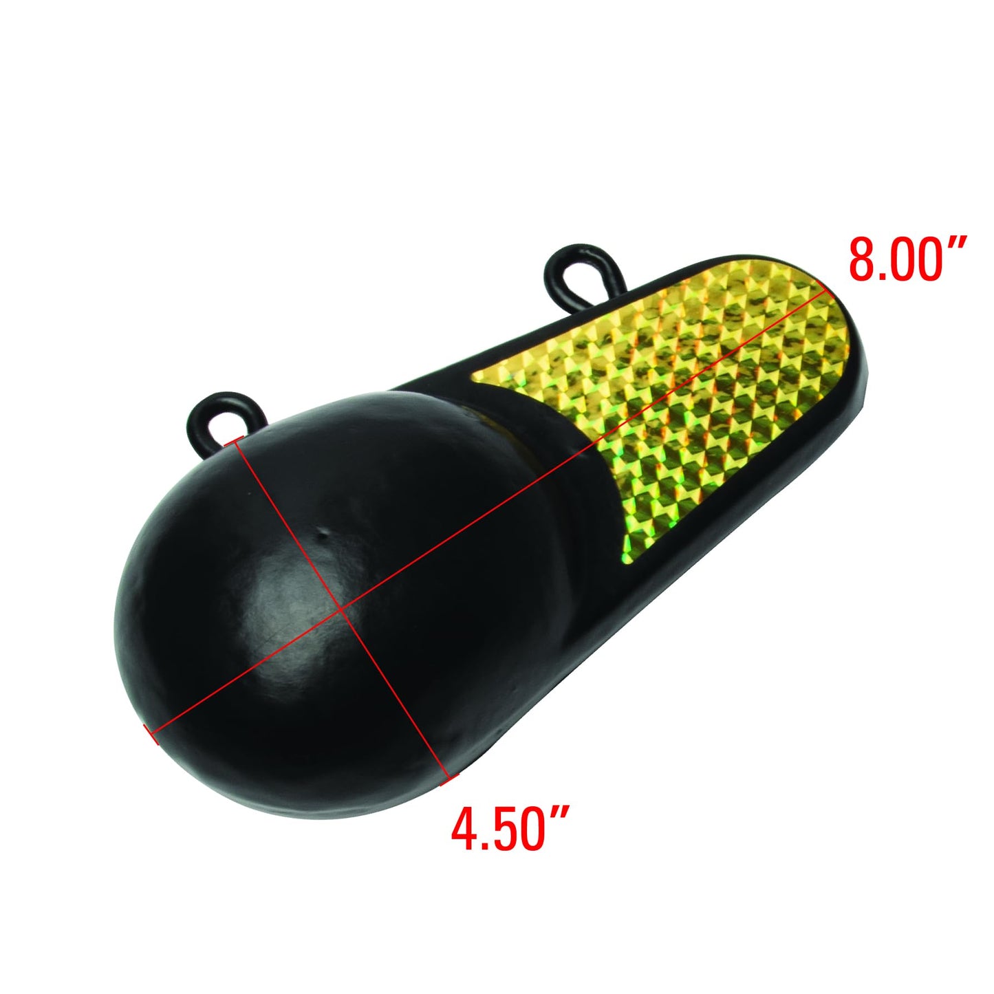 Extreme Max Coated Keel-Style Downrigger Weight