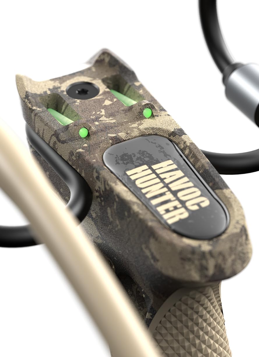 Barnett King Rat Slingshots, Powerful Slingshot for Adults and Kids Alike, Includes Power Band, Brushed Leather Pouch, & Slingshot Ammo