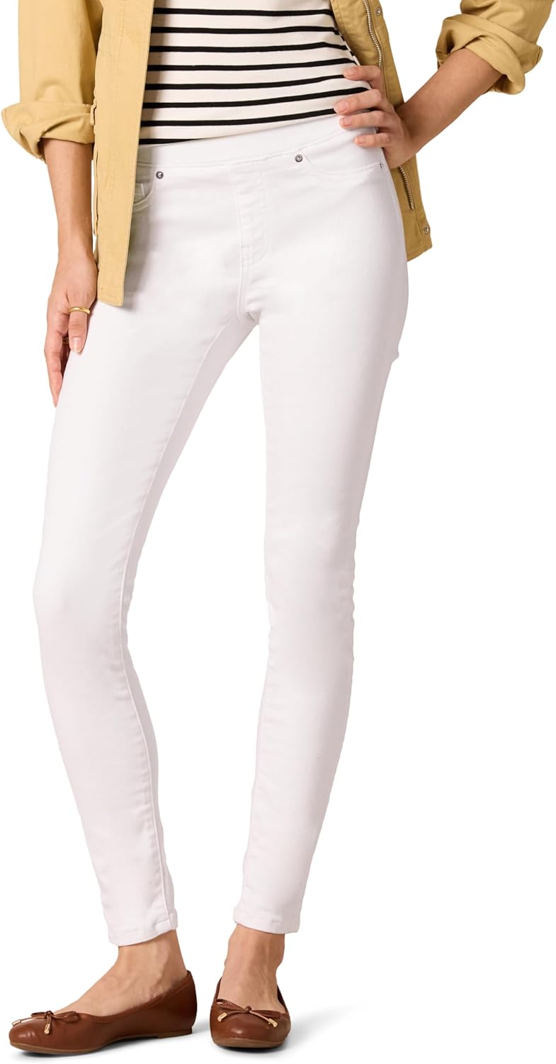 Amazon Essentials Women's Mid-Rise Stretch Pull-On Jegging