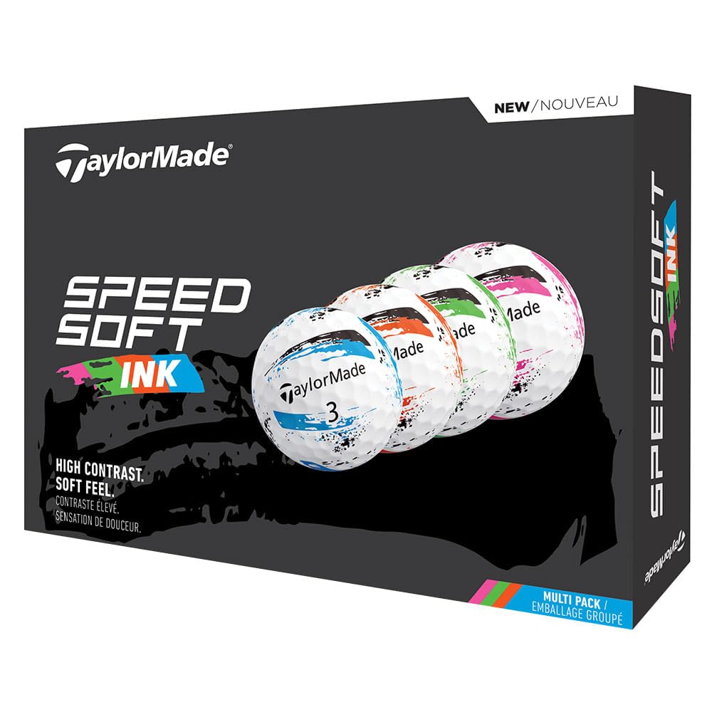 TaylorMade Golf Speed Soft Ink Multi Pack Golf Balls