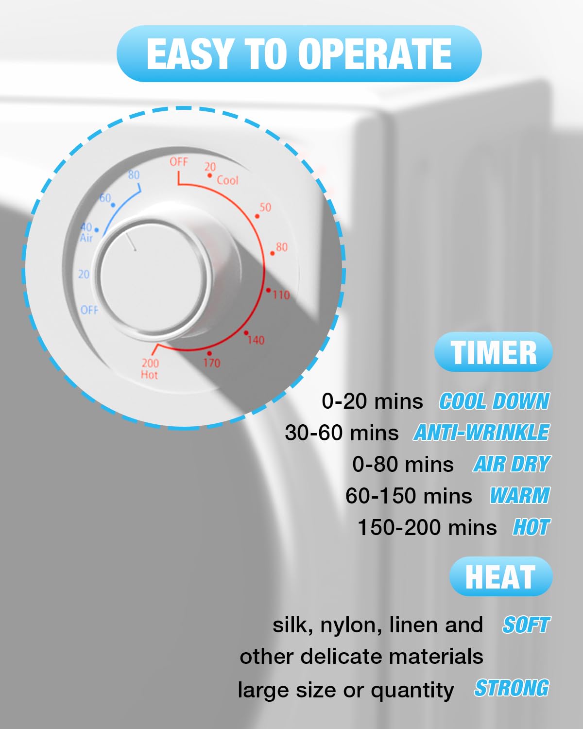 Muhub Washer and Dryer Combo Set,Full-Automatic 17.6LBS Washing Machine with 10 Washing Programs & Portable Laundry Dryer with 4 Automatic Drying Mode.