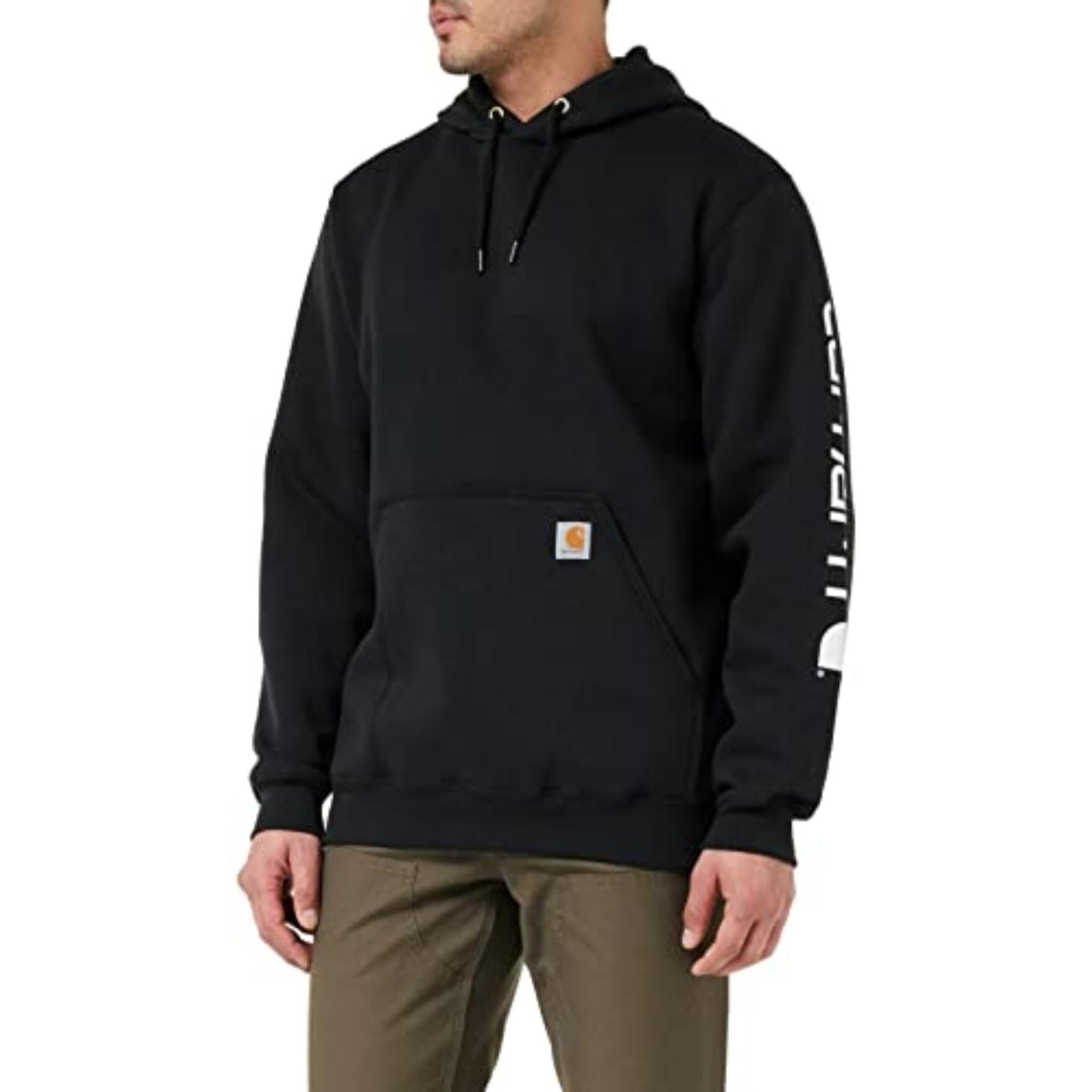 Carhartt Men's K288 Loose Fit Midweight Logo Sleeve Graphic Sweatshirt