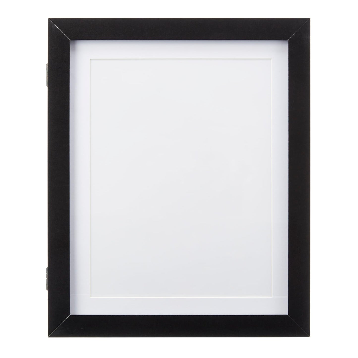 Amazon Basics Wood Front Loading Art Rectangular Frame, 10" x 12.5", Black