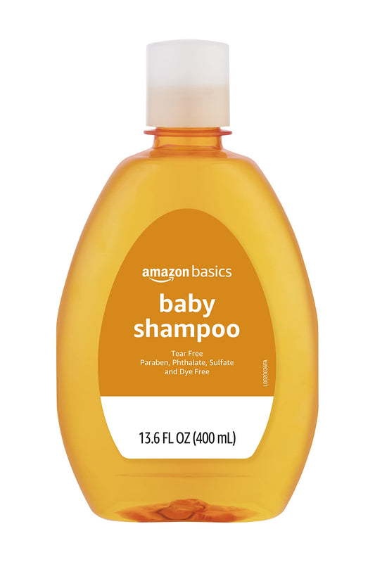 Amazon Basics Tear-Free Baby Shampoo, 13.6 Fluid Ounce