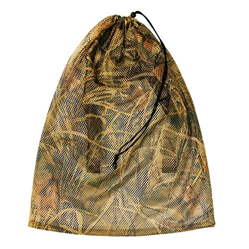 GUGULUZA Mesh Decoy Bags, Green/Camo Duck Decoy Bag for Goose/Turkey/Waterfowl/Pigeon, Light Weight Carrying Storage Backpack for Hunting