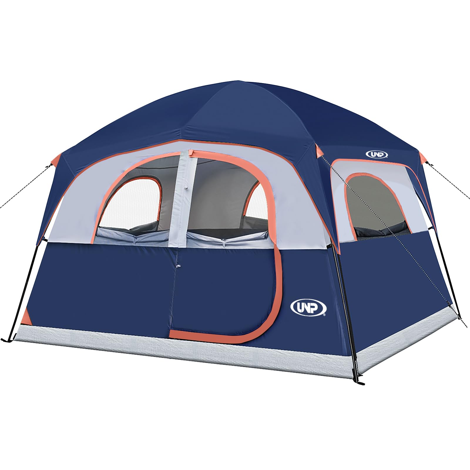 UNP Tents 6 Person Waterproof Windproof Easy Setup,Double