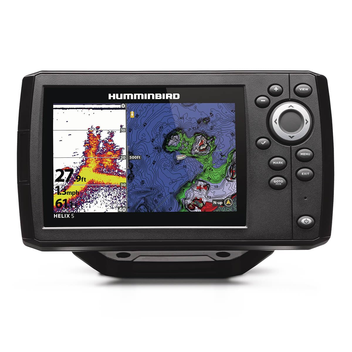 Humminbird Helix 5 G3 GPS Fish Finder with Transducer, Dual Spectrum Chirp Sonar & Portable Carrying Case