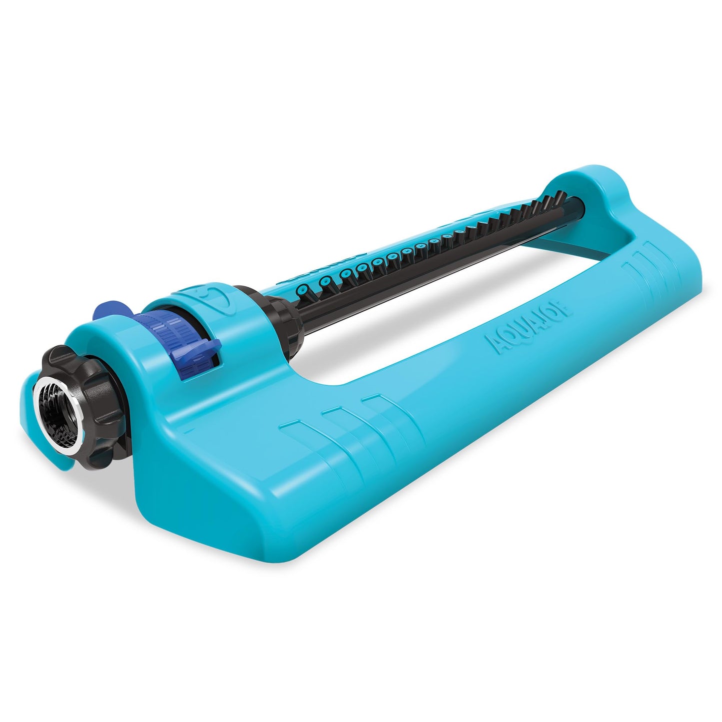 Aqua Joe SJI-OMS16 Indestructible Metal Base Oscillating Sprinkler with Adjustable Spray, 3600-Square Foot Coverage