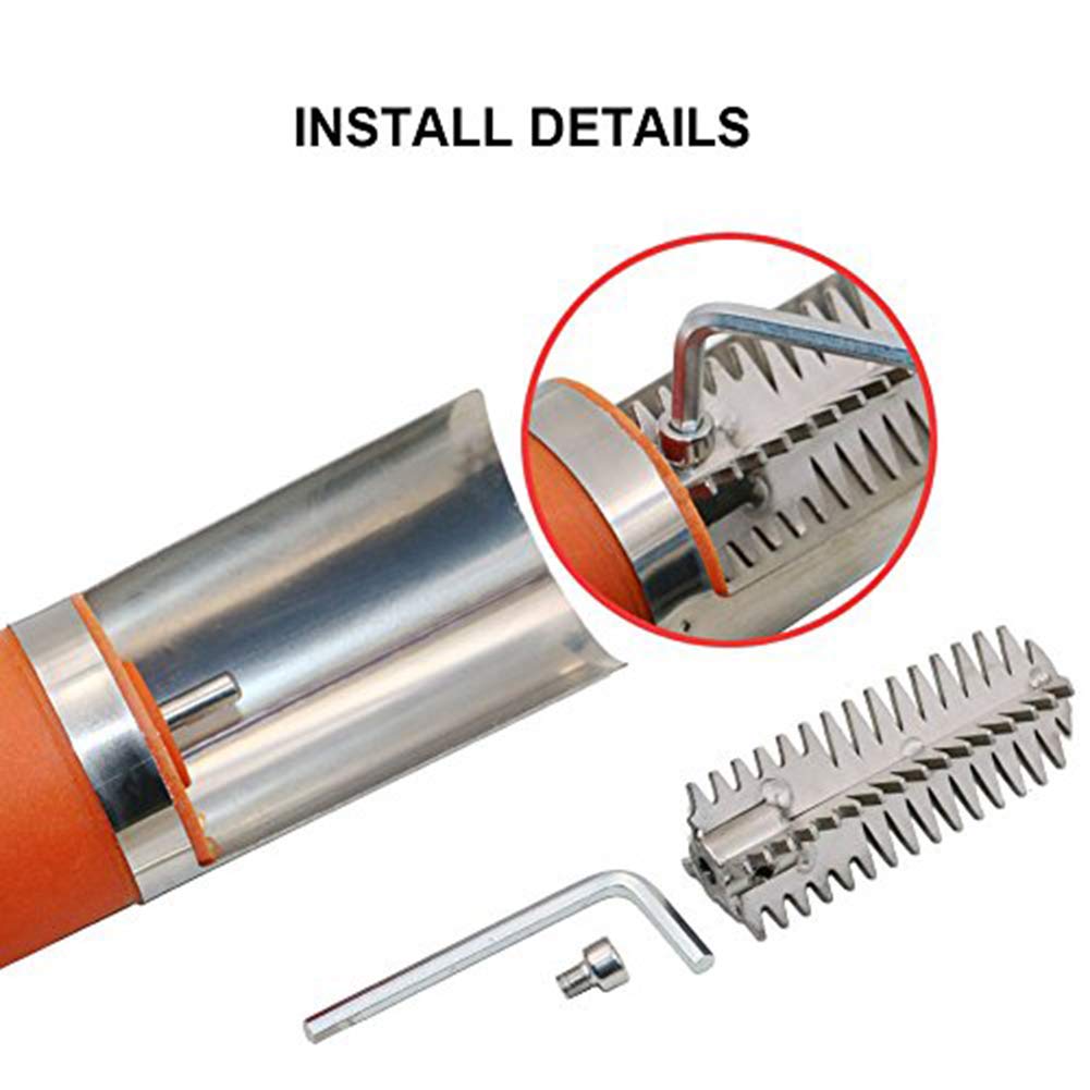 Electric Fish Scaler,Powerful Cordless Fish Scaler Scale Scraper Remover Cleaner Skinner Kit Build in 12V Rechargeable Battery