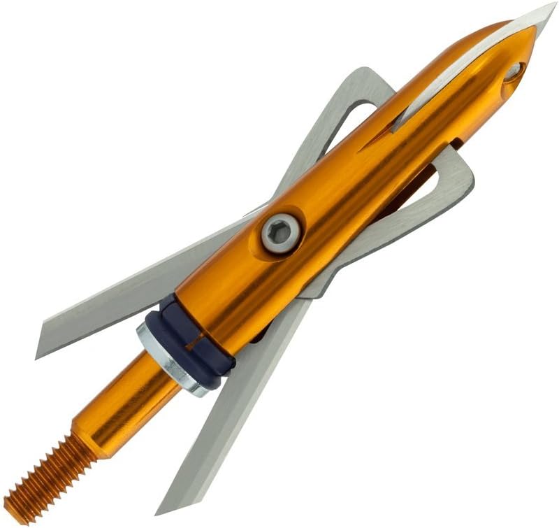 Bowhunting Xtreme Series Mechanical Broadheads, 2 Blade, 100 Grain 2.3 Inch Cutting Diameter, 3 Pack