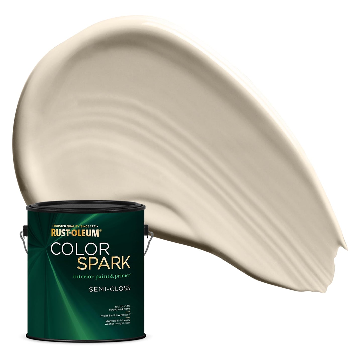 Rust-Oleum Color Spark Interior Paint and Primer in One, Eggshell, Bit of Barley, 1 Gallon
