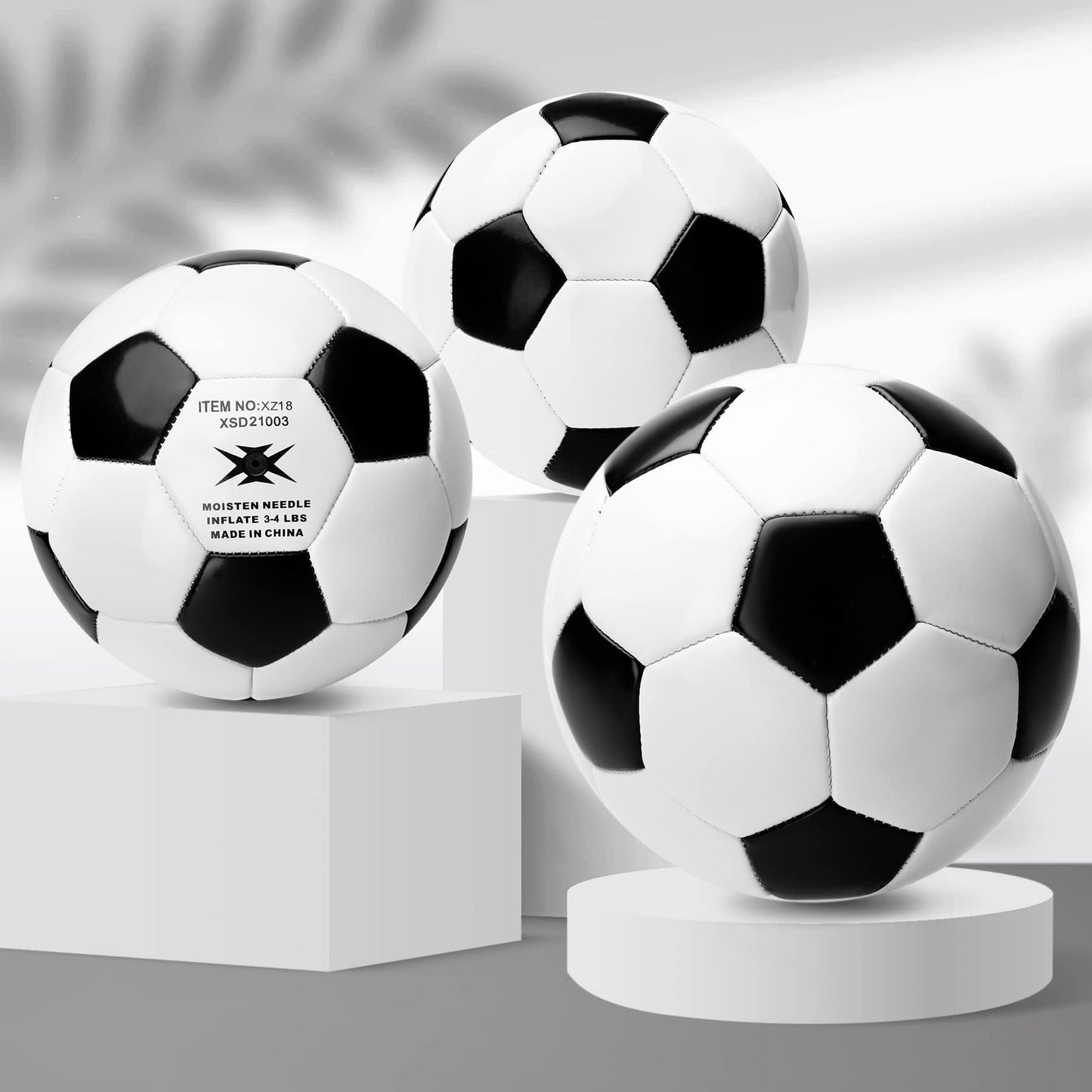 Innotoys Toddler Soccer Ball Size 2 with Pump for Kids 1-3 Kids Soccer Ball - Indoor Outdoor Lawn Yard Balls Toys Birthday for Boys Girls