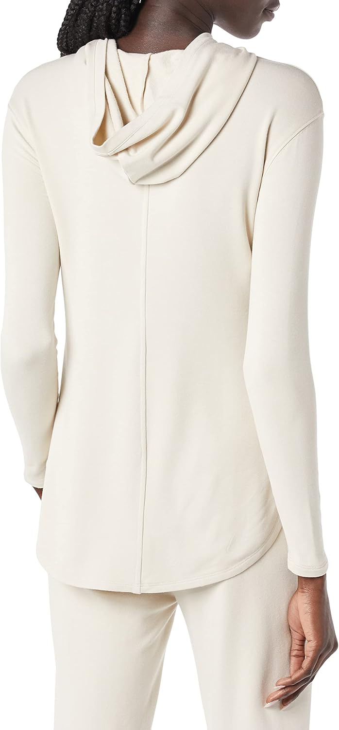 Amazon Essentials Women's Supersoft Terry Hoodie, Standard-Fit Long-Sleeve Pullover
