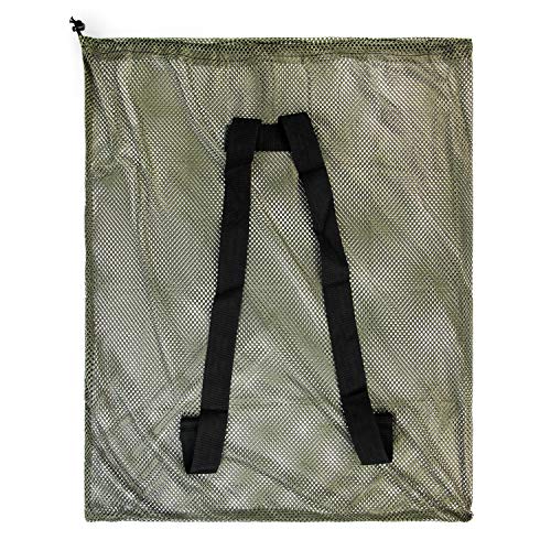 GUGULUZA Mesh Decoy Bags, Green/Camo Duck Decoy Bag for Goose/Turkey/Waterfowl/Pigeon, Light Weight Carrying Storage Backpack for Hunting