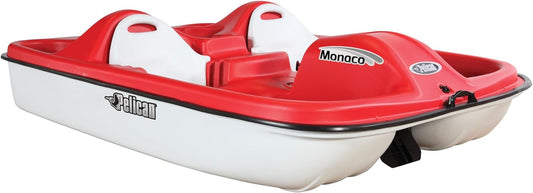Pelican Sport - PEDAL BOAT MONACO - Adjustable 5 Seat Pedal Boat, Red/White