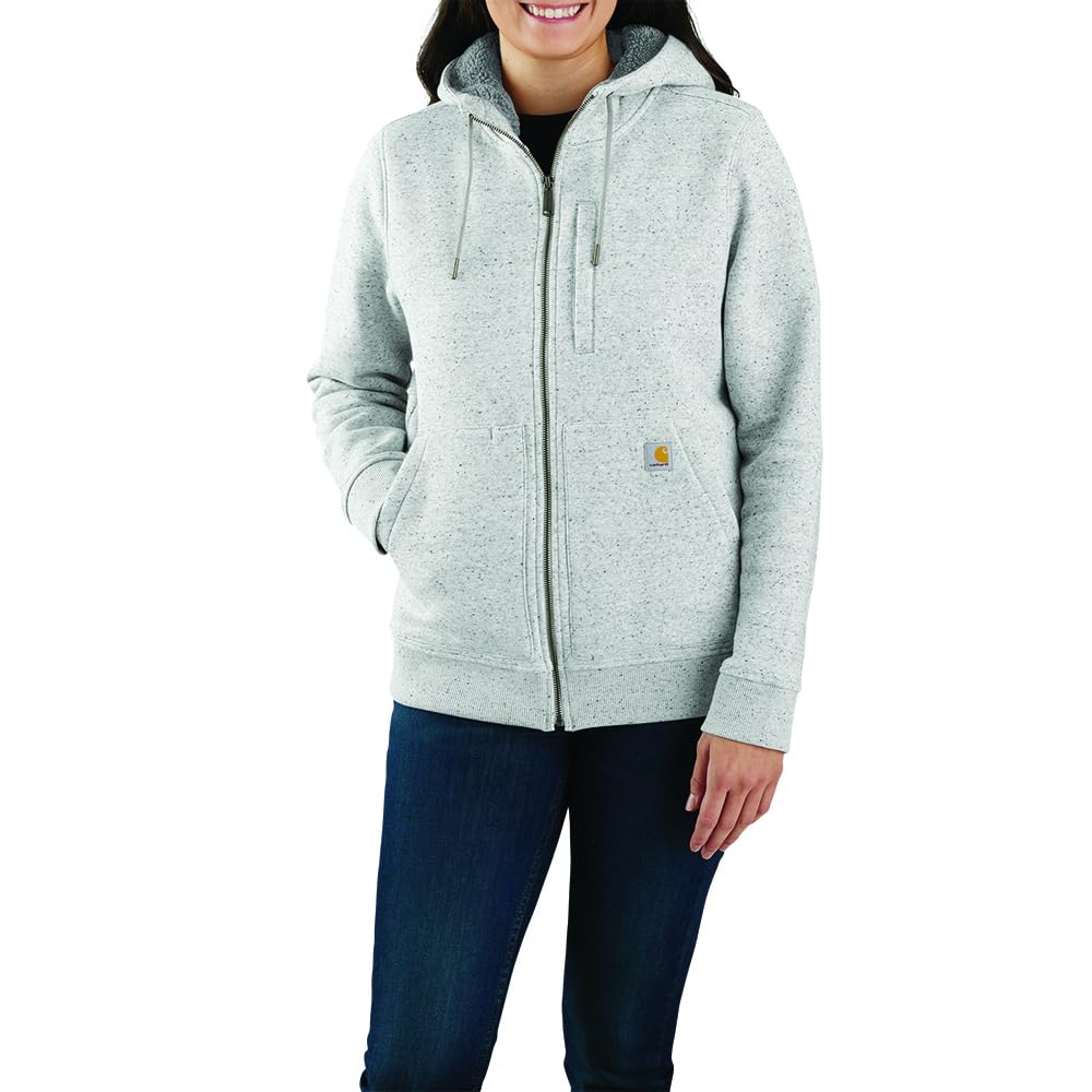 Carhartt Women's Relaxed Fit Midweight Sherpa-Lined Full-Zip Sweatshirt