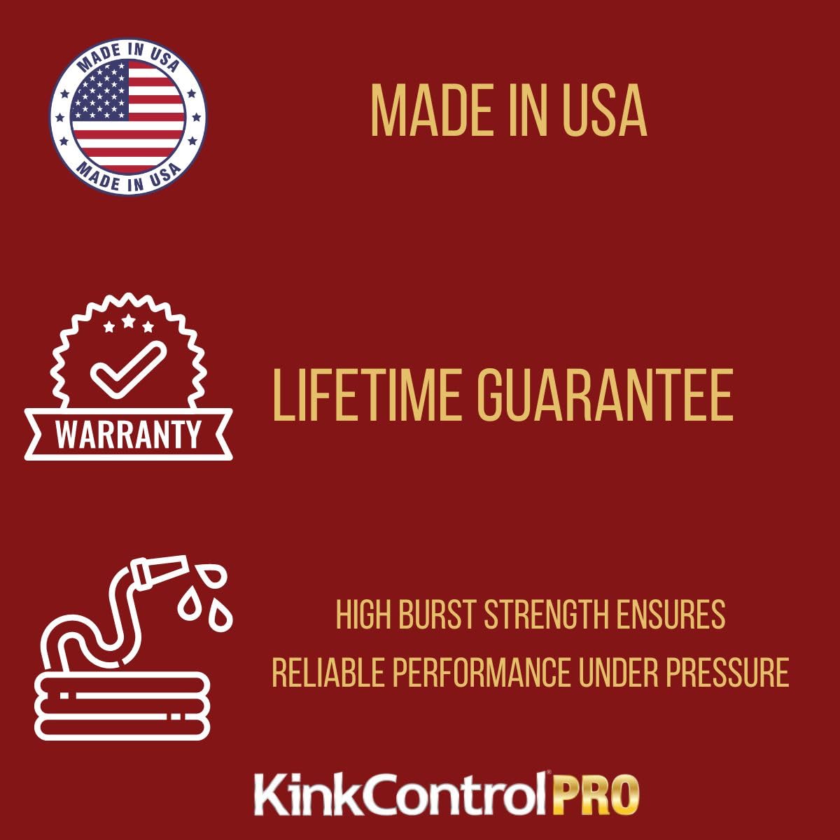 Kink Control Plus 8567-50 Garden Hose, 5/8 in. x 50 ft