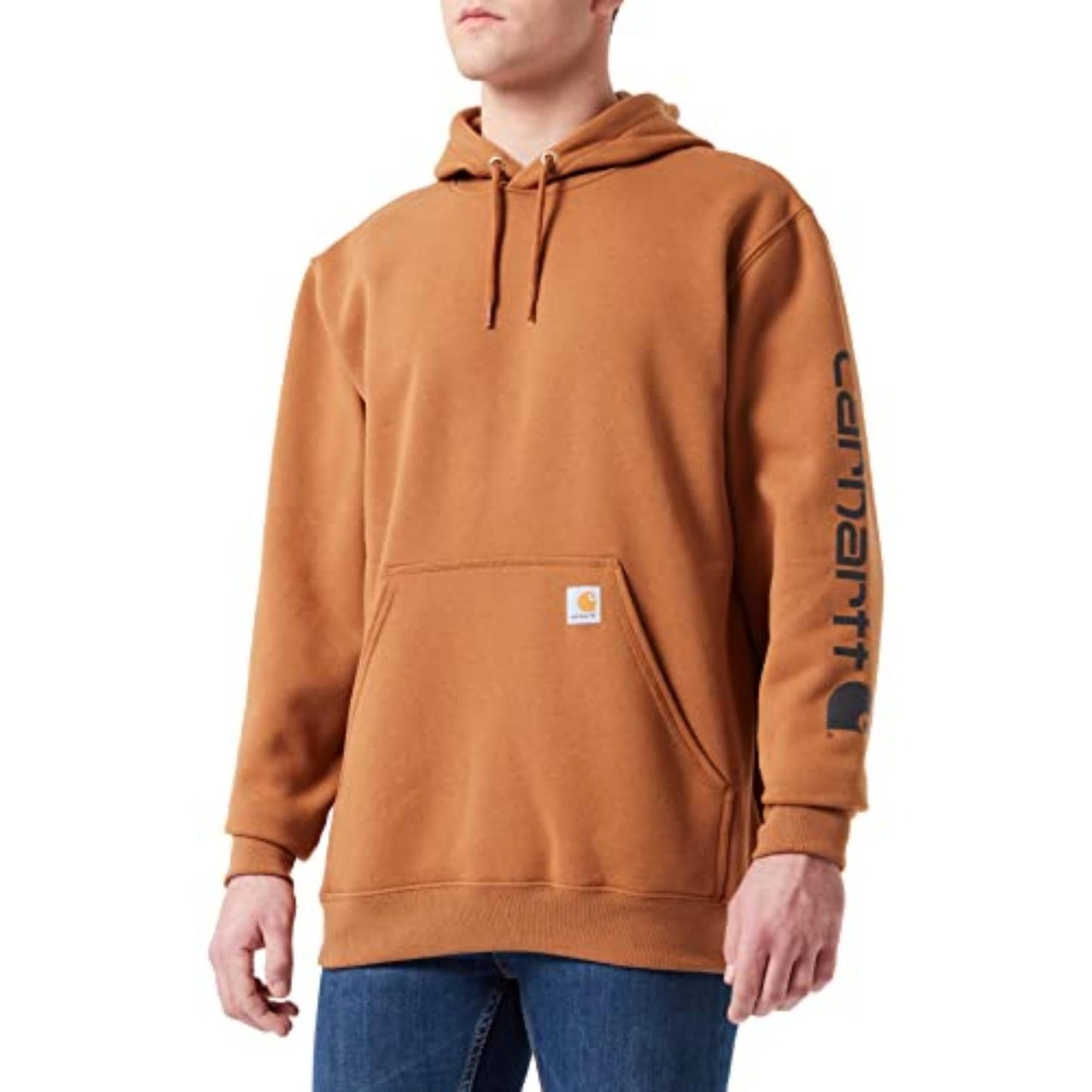 Carhartt Men's K288 Loose Fit Midweight Logo Sleeve Graphic Sweatshirt