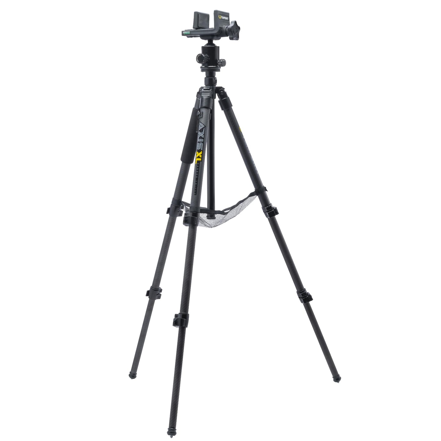 Axis Tripod - Shooting Stability Specifically Designed for Blind Hunting - Extends from 25” to 40” - Lightweight, Compact Design - Includes Two Built-in Levels & Carry Bag