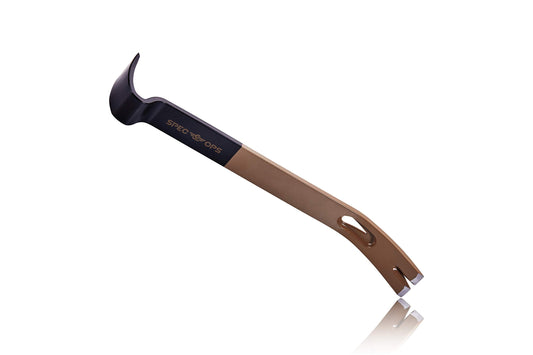 Spec Ops SPEC-D30PRY Tools 30" Wrecking Crowbar, Pry Bar Ends with Teardrop Nail Puller, High-Carbon Steel, 3% Donated to Veterans,Black/Tan