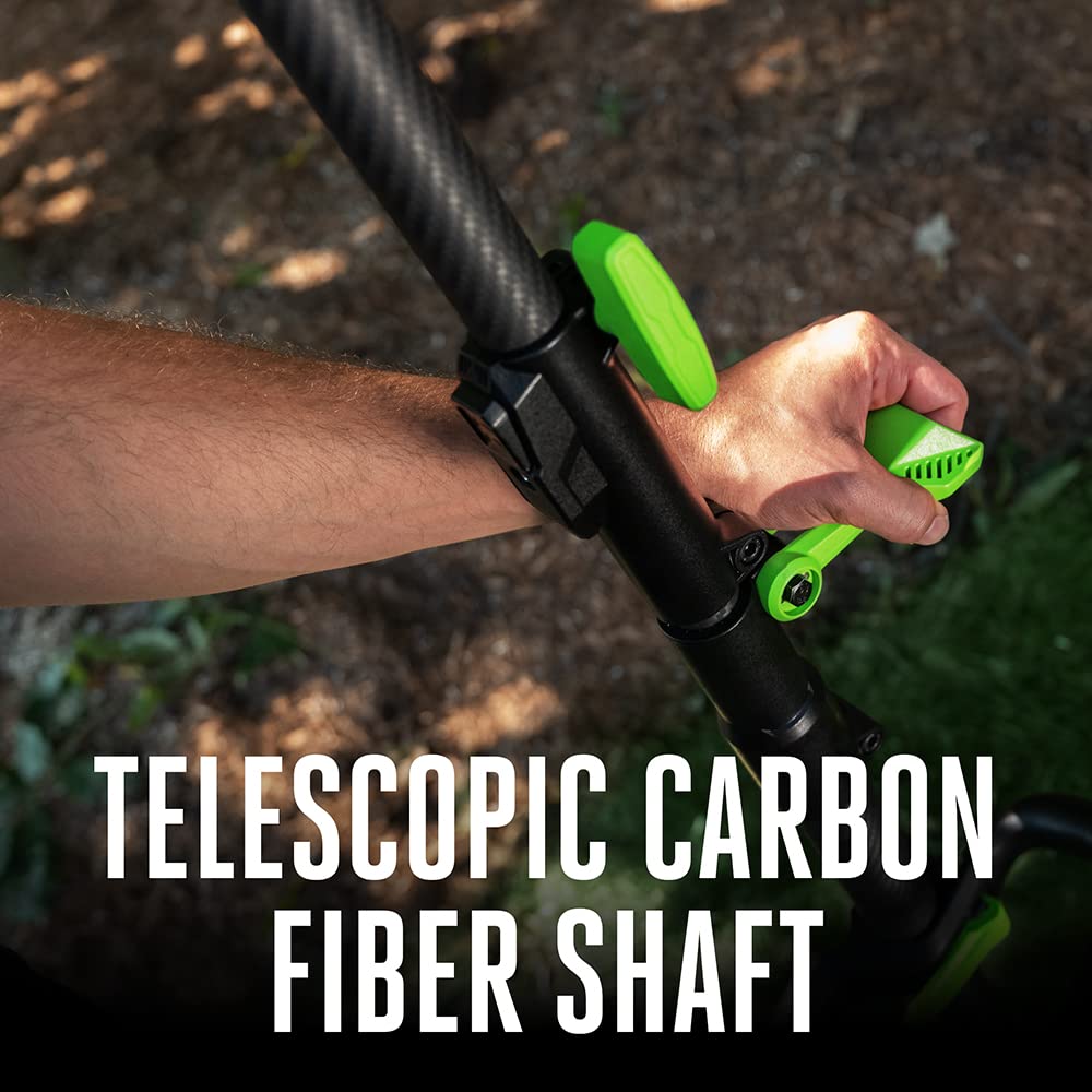 EGO Power+ Pole Saw, Cordless Electric Pole Saw for Tree Trimming with Telescopic LED Cut Line Indicator, Includes 56V 2.5Ah Battery and Charger - PS1001