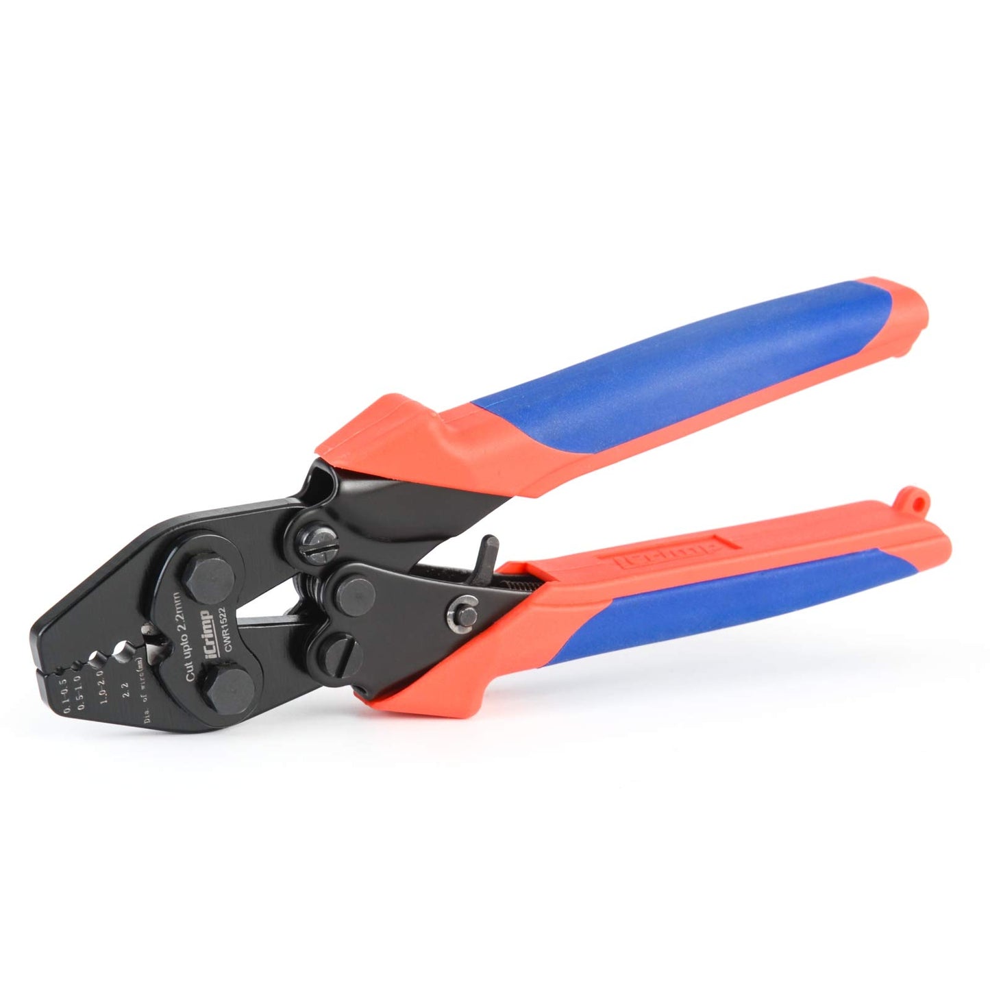 iCrimp CWR1522 Wire Rope Crimping Tool with Cutting function for Cable Railing, Hand Swaging 0.1~2.2mm Aluminum Oval Sleeves,Alloy Double Sleeves (CWR1522)