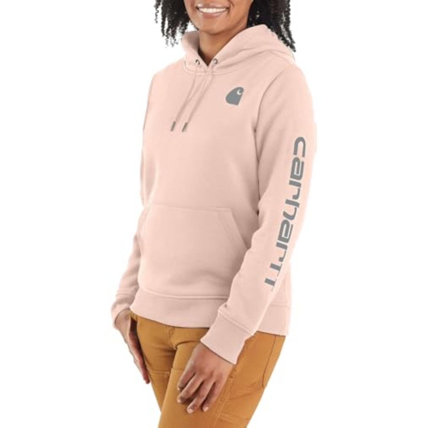 Carhartt Women's Clarksburg Graphic Sleeve Pullover Sweatshirt (Regular and Plus Sizes)