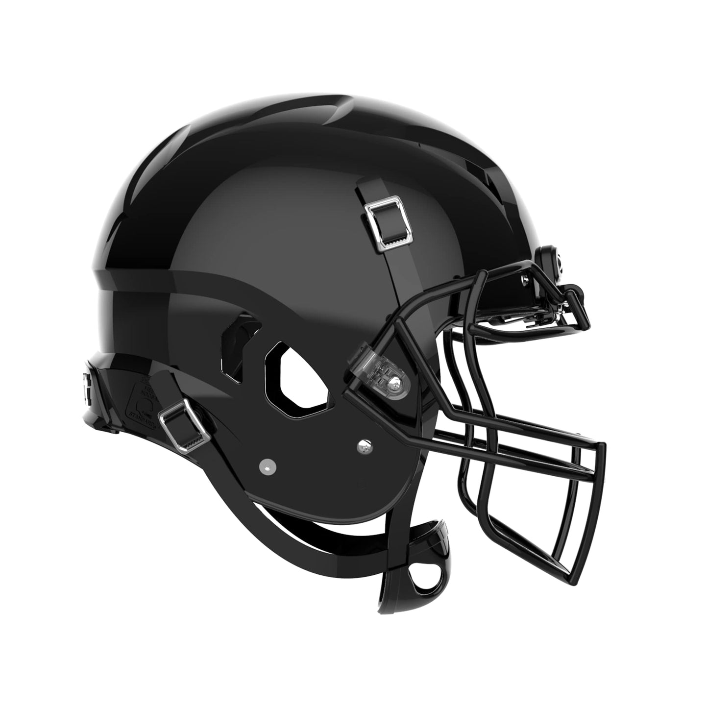 Schutt Youth Vengeance A11 Football Helmet, VROPO TRAD Facemask Attached, Medium, Black