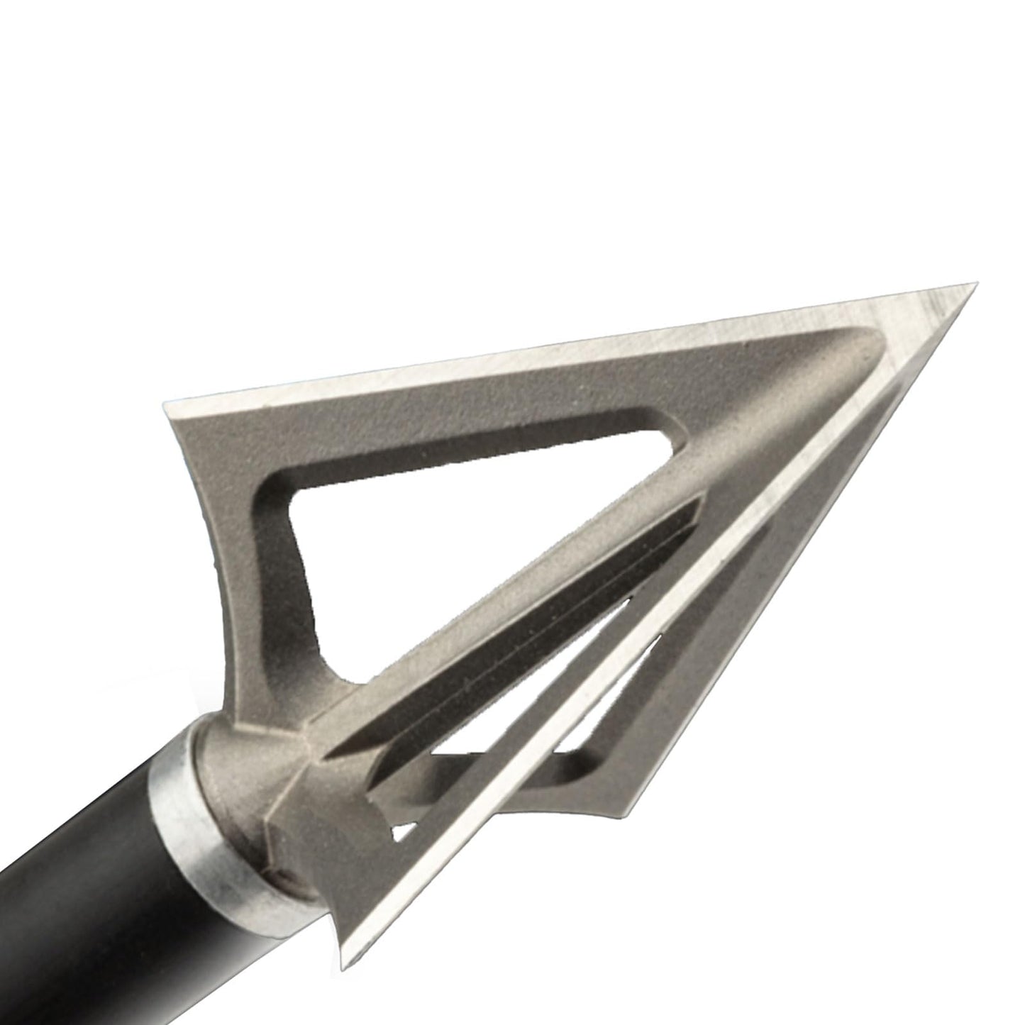 G5 Montec Archery Hunting Durable Sharp Fixed Blades Steel 1-Piece Construction Screw-in Broadheads for Bow Arrows - Pack of 3
