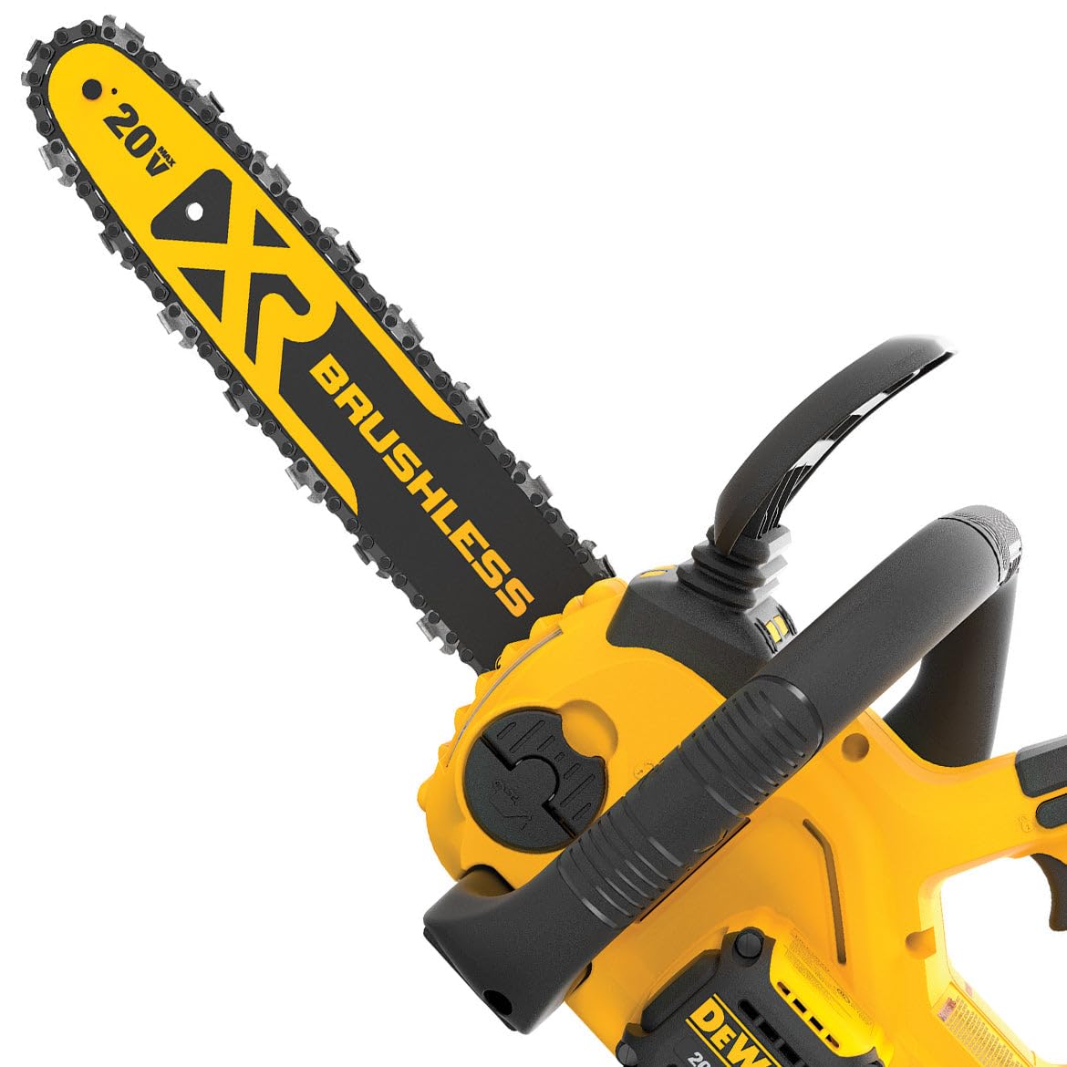 DEWALT 20V MAX* XR Chainsaw Kit, 5-Ah Battery, 12-Inch (DCCS620P1)