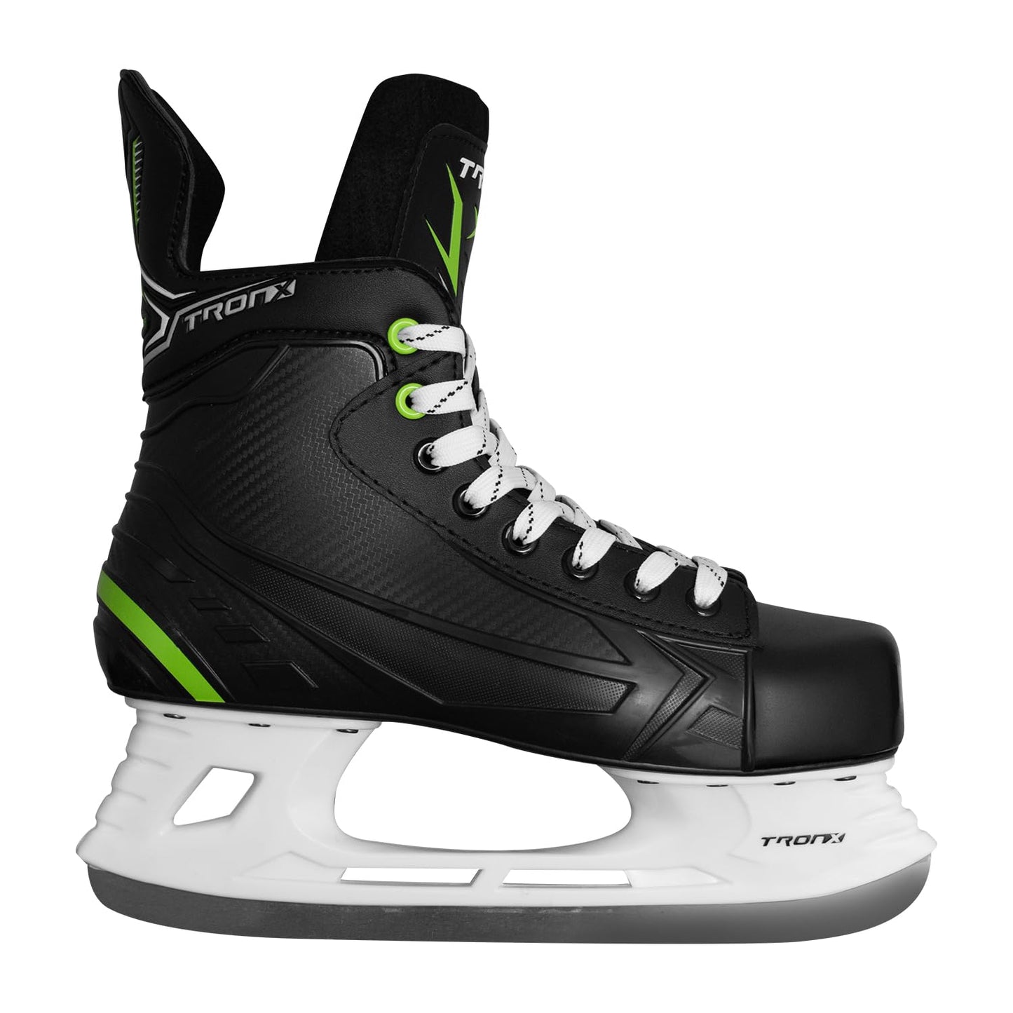 TronX Stryker 3.0 Senior Adult Junior Kids Ice Hockey Skates, New for 2023 (Skate Size 3 (Shoe Size 4-4.5))