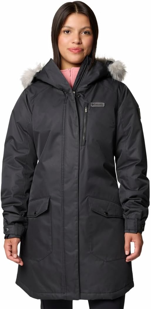 Columbia Women's Suttle Mountain Long Insulated Jacket, 2024 Black, Large