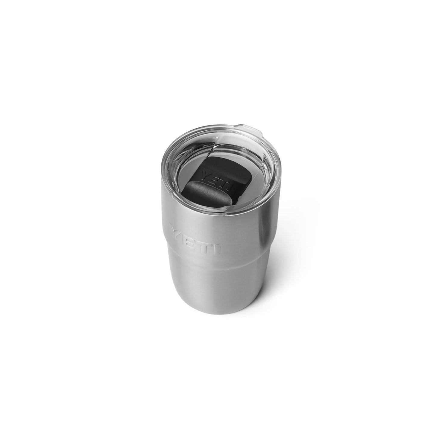 YETI Rambler 8 oz Insulated Coffee Mug with Lid - Stackable Double-Wall Vacuum Insulated Coffee Cup - DuraSip Ceramic Lining - Barista-Friendly Design - Stainless Steel - Dishwasher Safe, Stainless