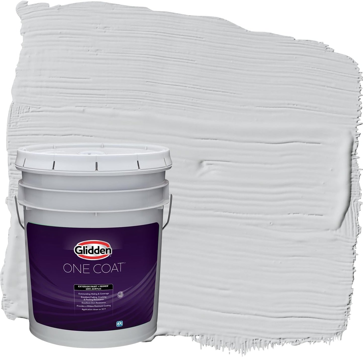 Glidden Exterior Paint + Primer: Black/Black Magic, One Coat, Satin, 1-Gallon