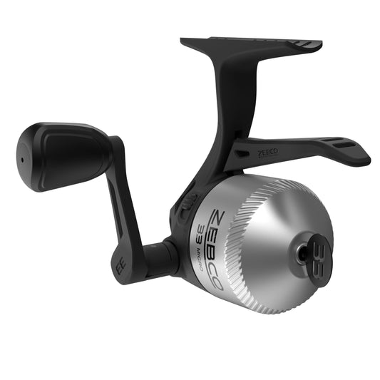 Zebco 33 Spincast Fishing Reel, Changeable Right or Left-Hand Retrieve, Built-in Bite Alert, All-Metal Gears, Pre-Spooled with Zebco Cajun Line