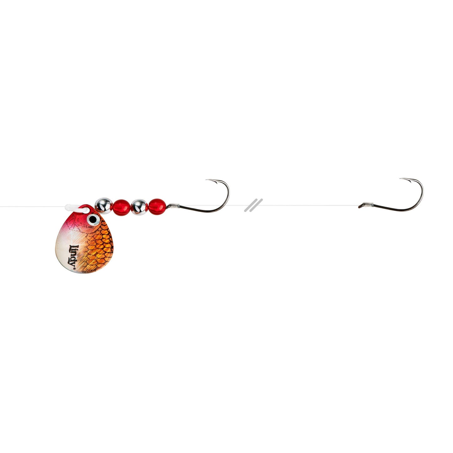 Lindy Colorado Blade Crawler Harness Spinner Fishing Lure with Holographic Blades and Hand-Selected Bead Patterns