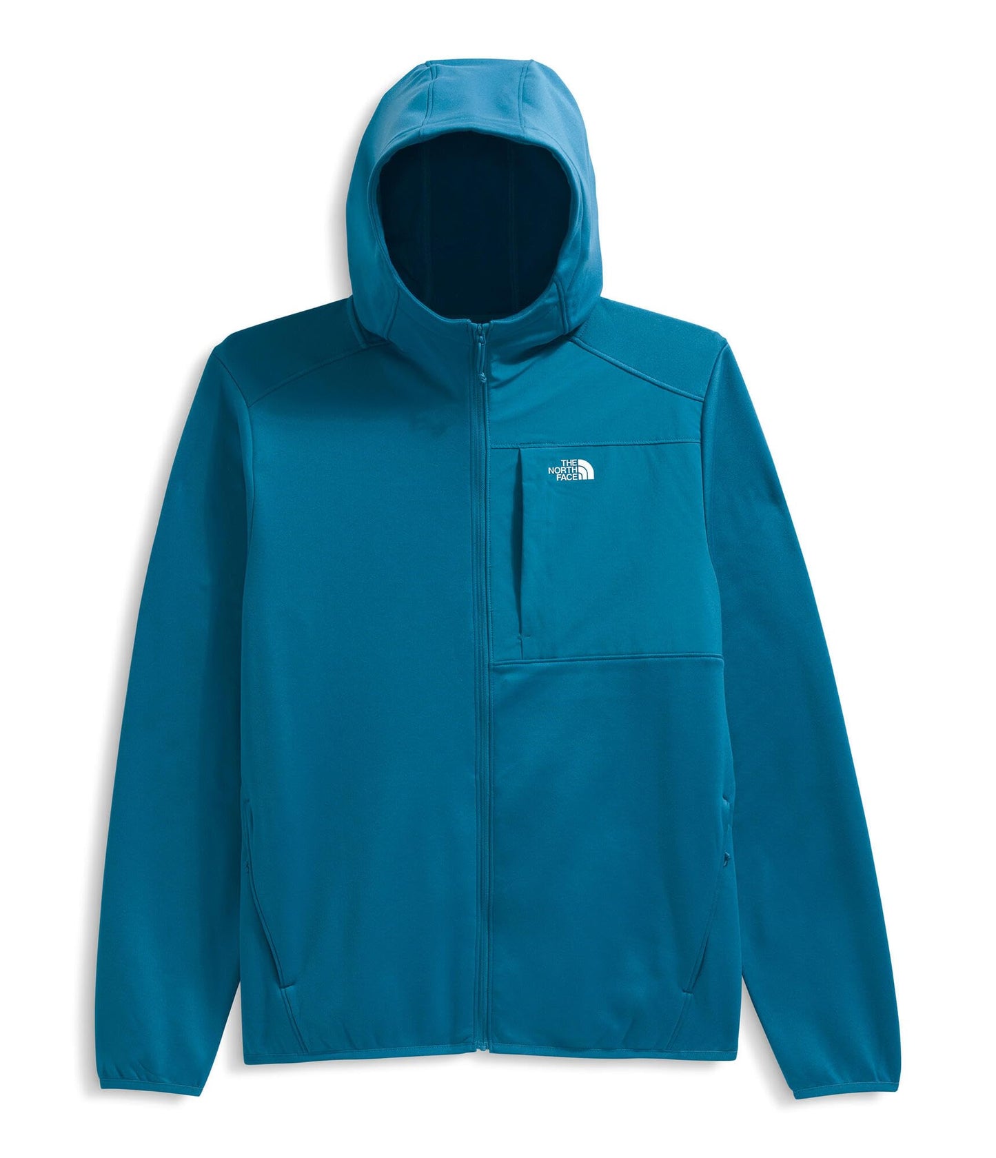 THE NORTH FACE Men's TNF Performance Fleece Full Zip Hoodie | Lightweight Hooded Top, Elastic Binding & Zip Pockets
