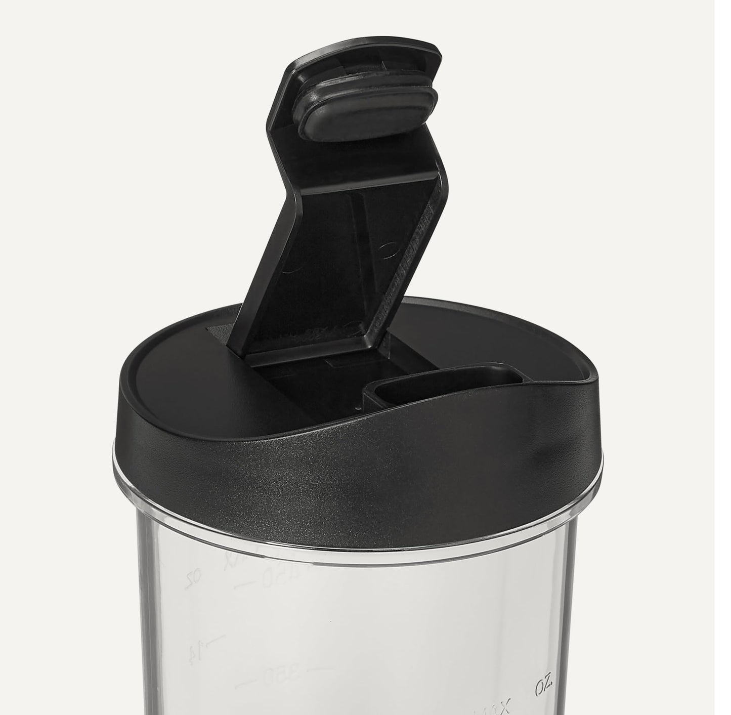 Amazon Basics Portable Blender for Smoothies and Shakes with 250W Power,15 Oz BPA Free Travel Cup and Lid, Black