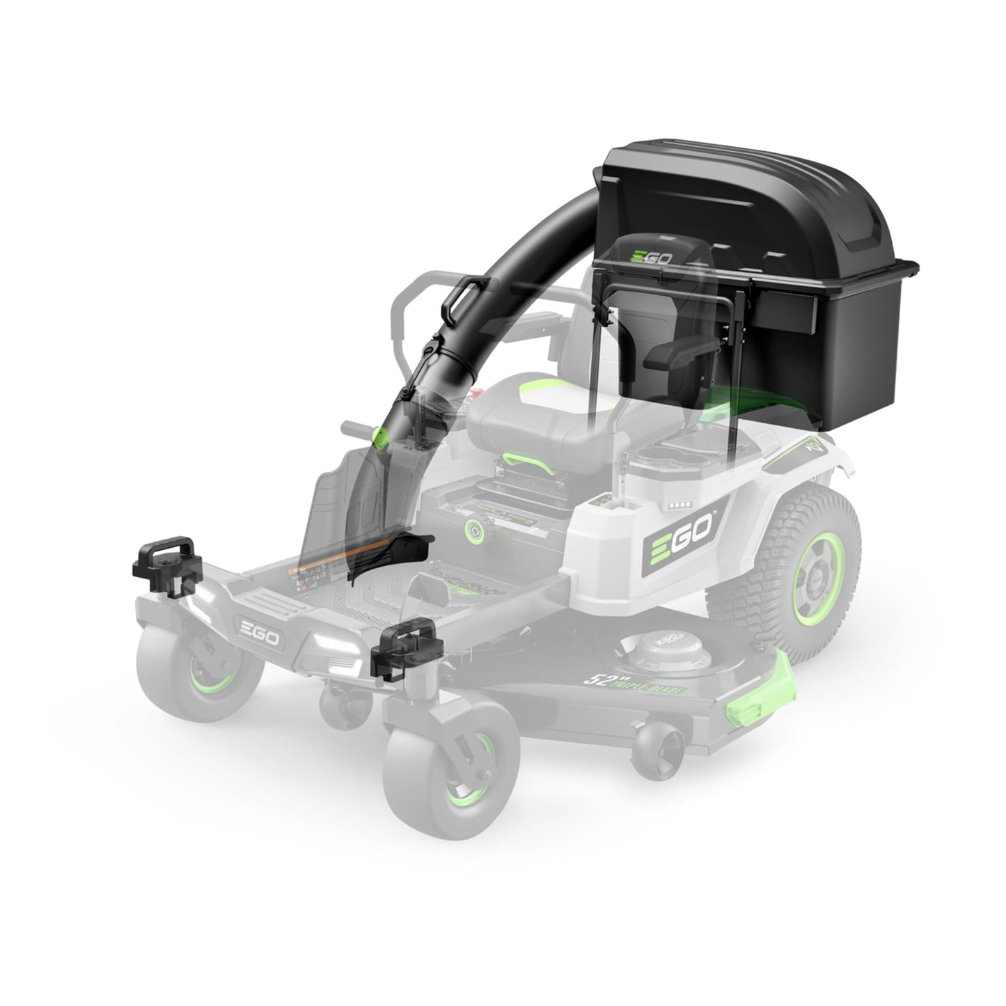 EGO Power+ ABK5200 Z6 52” Zero Turn Riding Mower Bagger Kit, Black