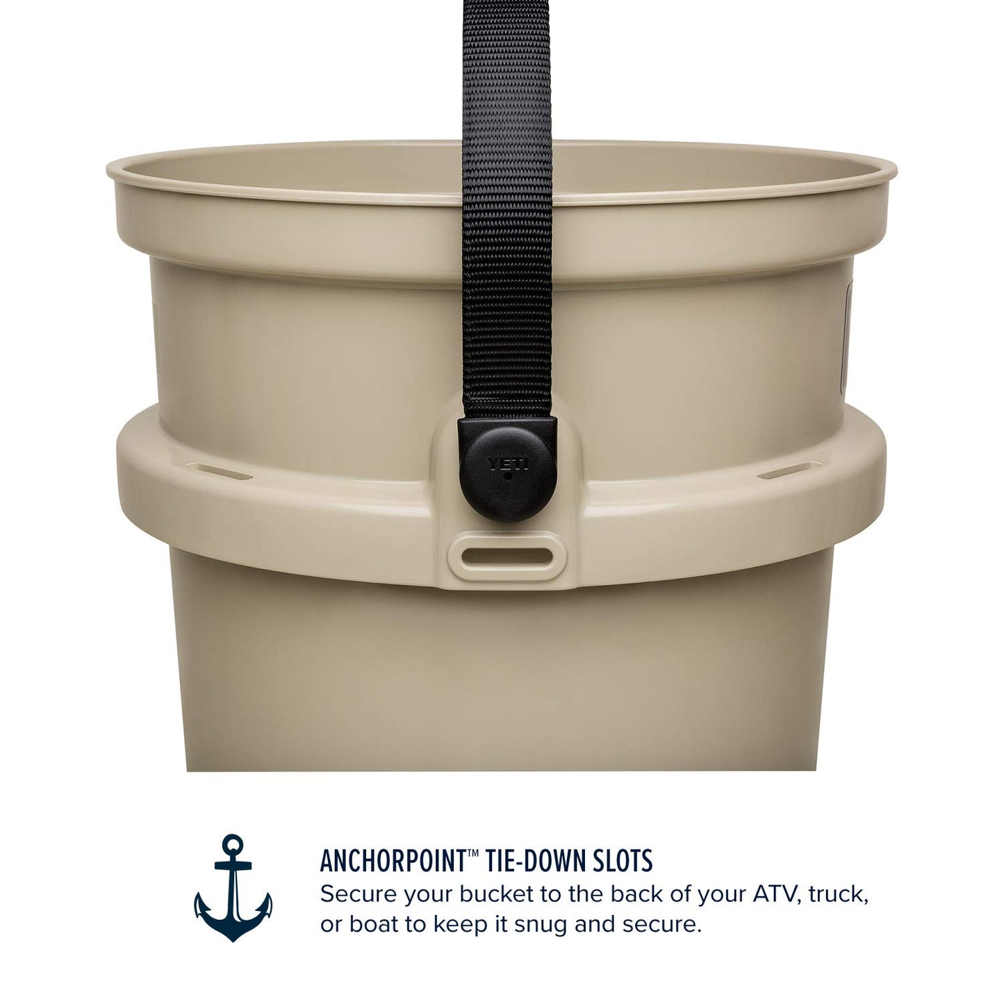YETI Loadout 5-Gallon Bucket, Impact Resistant Fishing/Utility Bucket