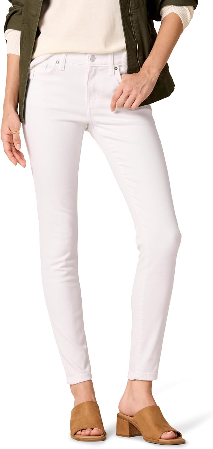 Amazon Essentials Women's Mid-Rise Stretchy Skinny Jeans