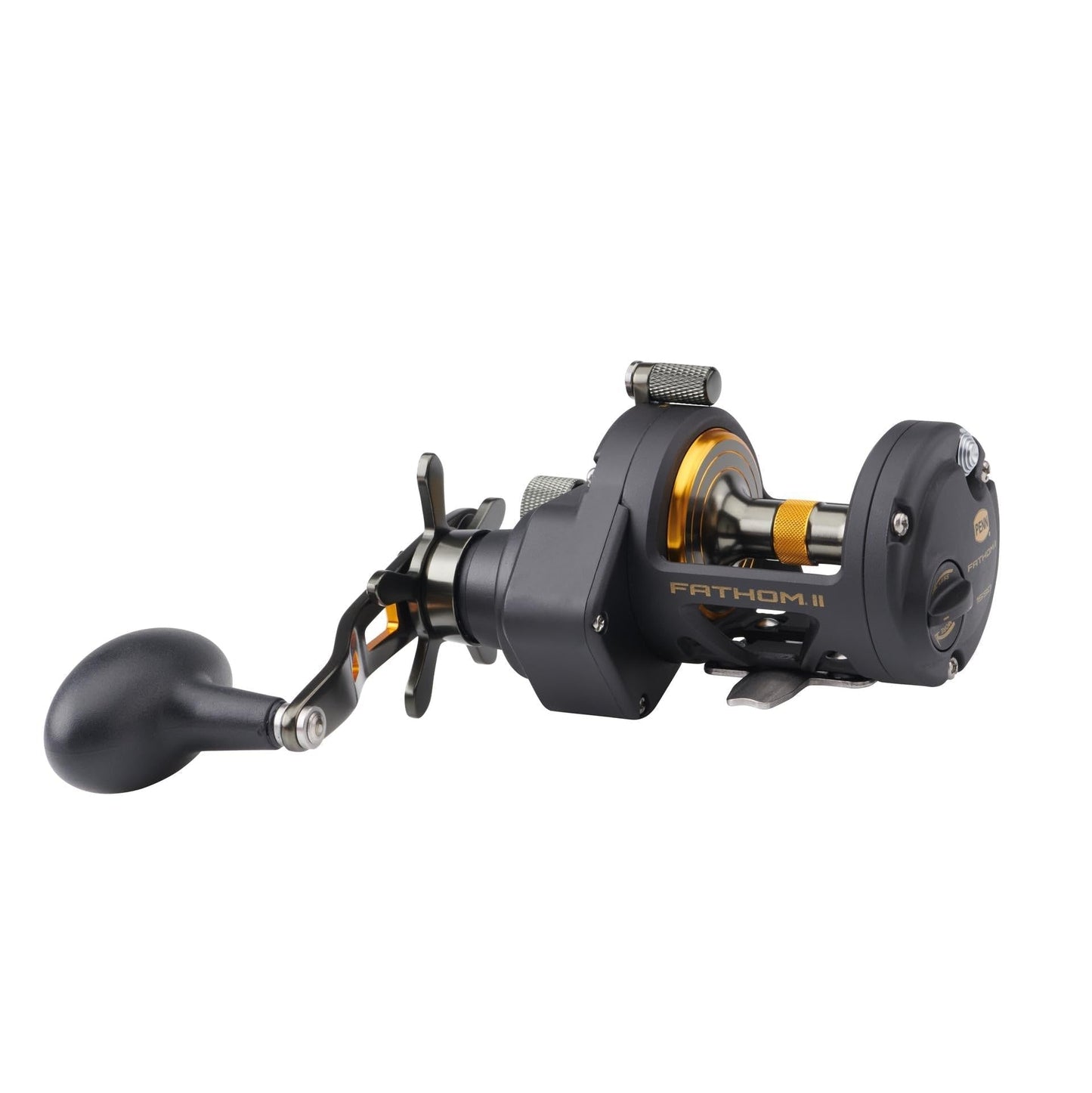 PENN Fathom II Star Drag Conventional Fishing Reel, Black Gold, 25N