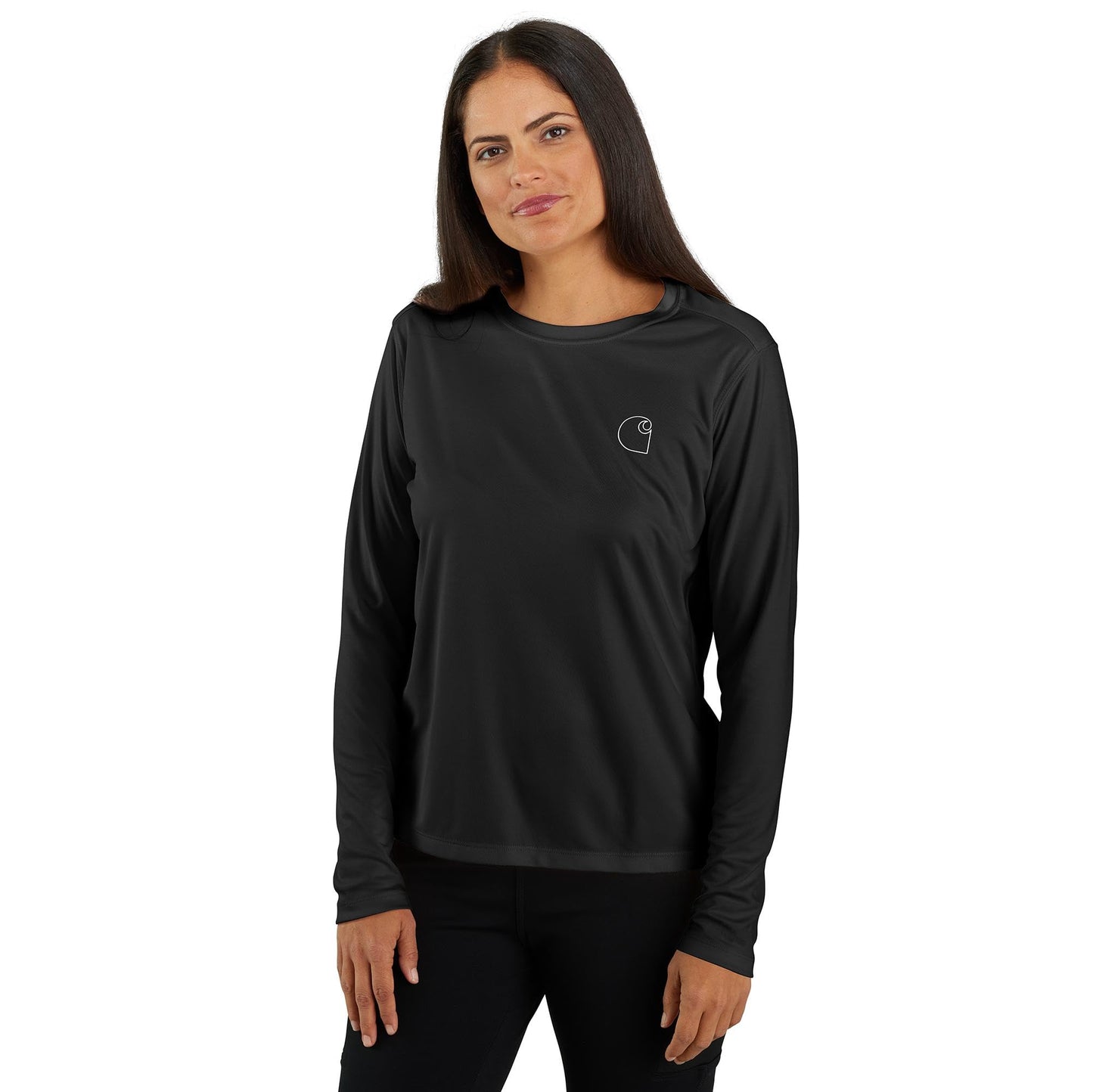 Carhartt Women's Force Sun Defender Lightweight Long-Sleeve Graphic T-Shirt