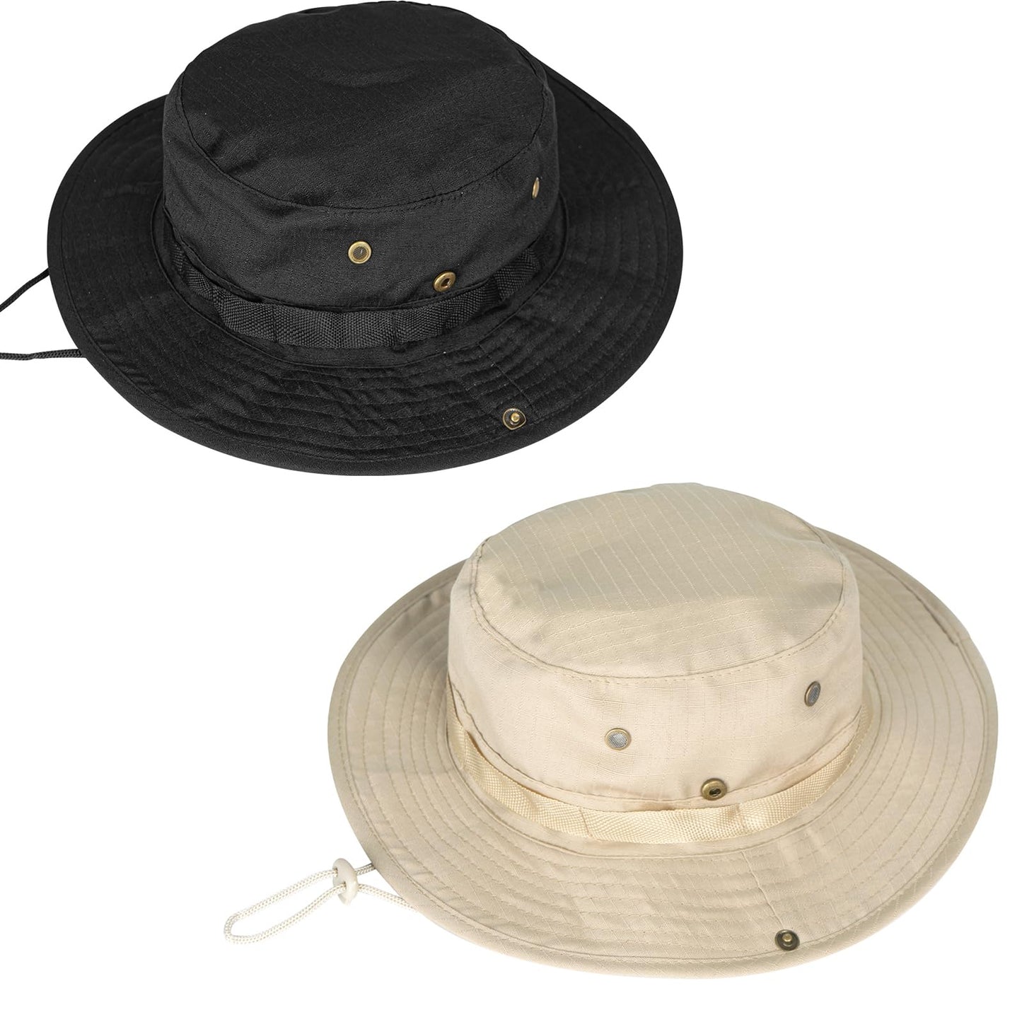 Sun Hats for Men Women Boonie Hat UPF 50+ Bucket Hat Wide Brim UV Protection Fishing Hiking Safari Outdoor Hats