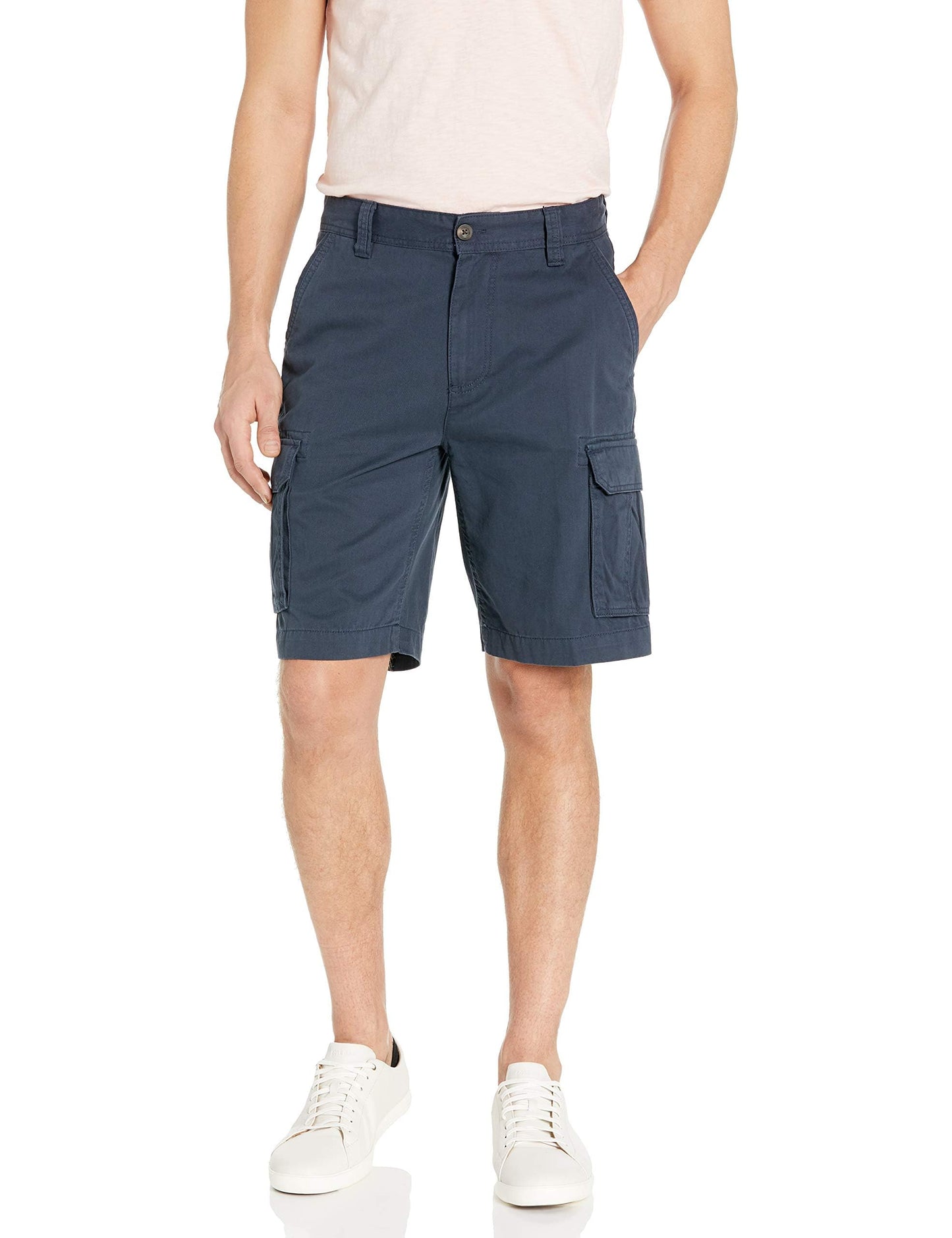 Amazon Essentials Men's 10" Classic-Fit Cargo Shorts, Soft Cotton Twill (Available in Big & Tall)