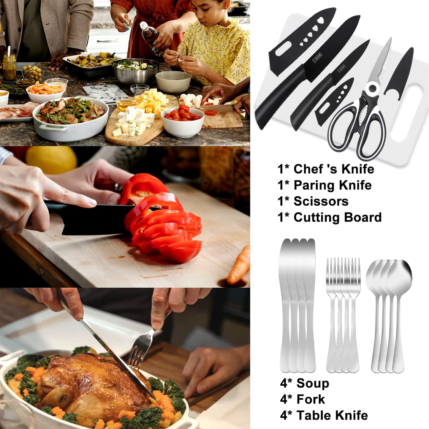 35 Pcs Camping Kitchen Utensil Set Outdoor Kitchen Gear, Outdoor Cooking and Grilling Utensil Travel Set Perfect for Camping Accessories Cooking, RV Camp. Camping, BBQs, Parties and More