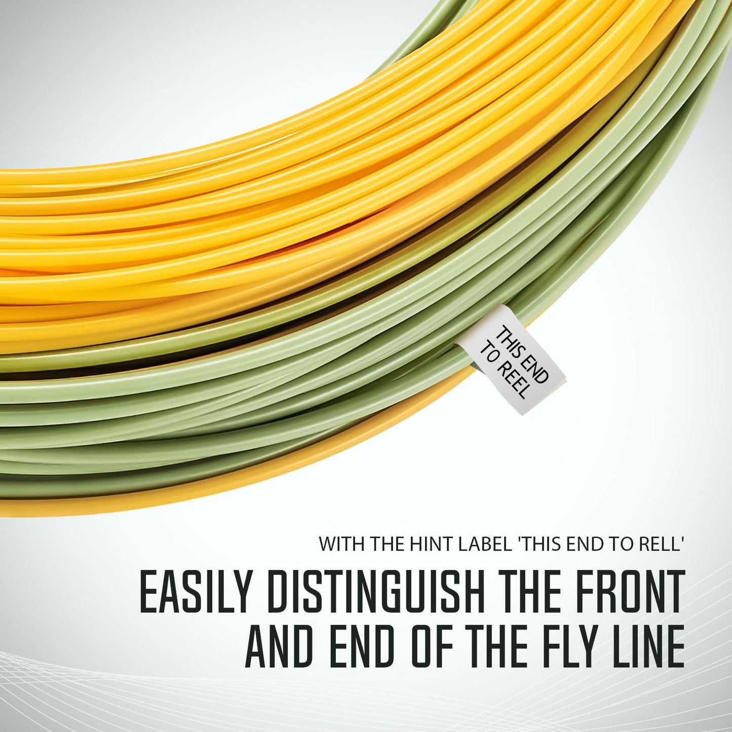 Piscifun Sword Fly Fishing Line with Welded Loop, Weight Forward Floating Fly Line, Available in WF1, WF2, WF3, WF4, WF5, WF6, WF7, WF8, WF9, and WF10 Weights, in Lengths of 90 and 100 Feet