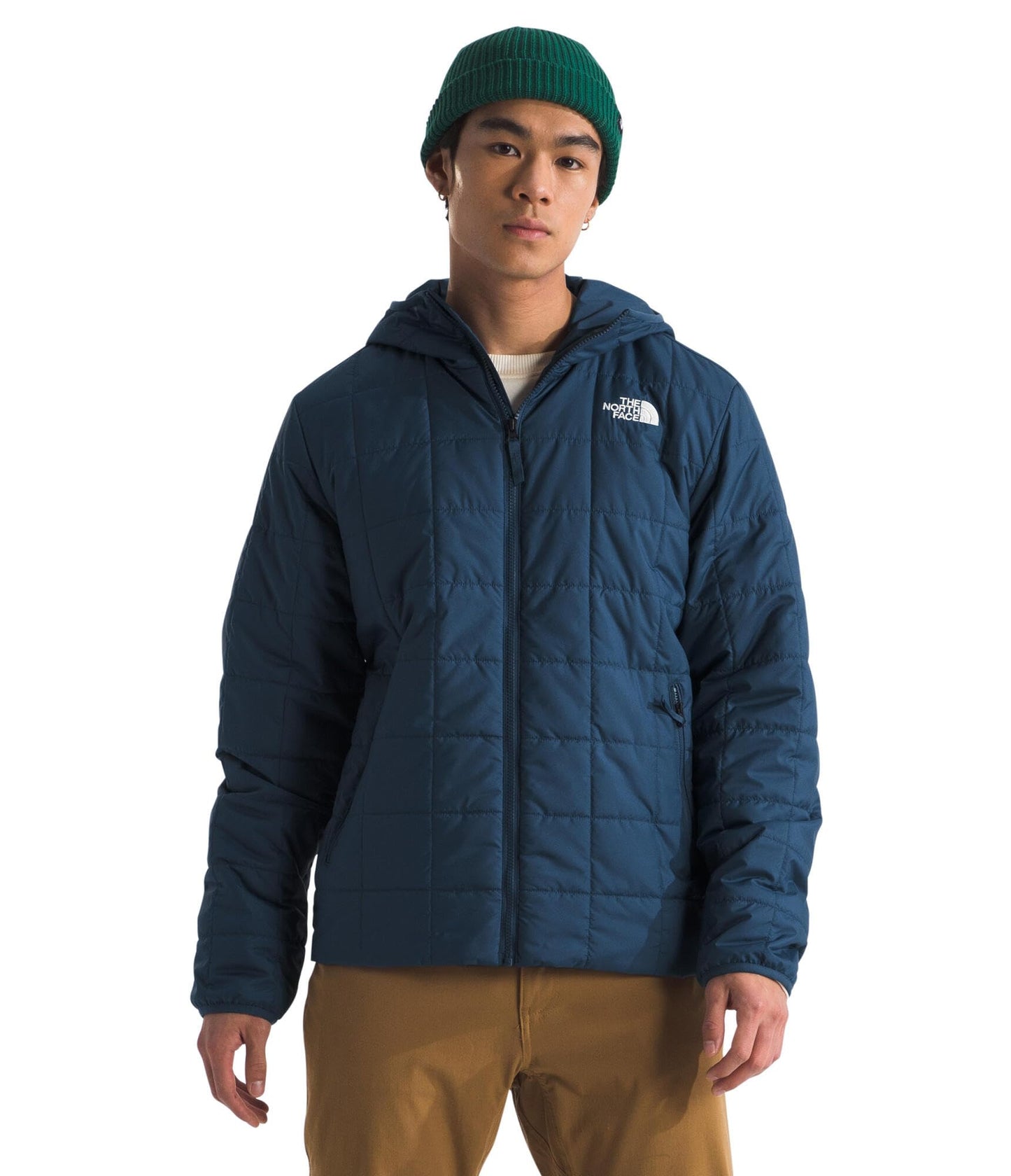THE NORTH FACE Men's Junction Insulated Hoodie | Water Resistant With Heatseeker Insulation, 3-piece Hood & Zip Pockets
