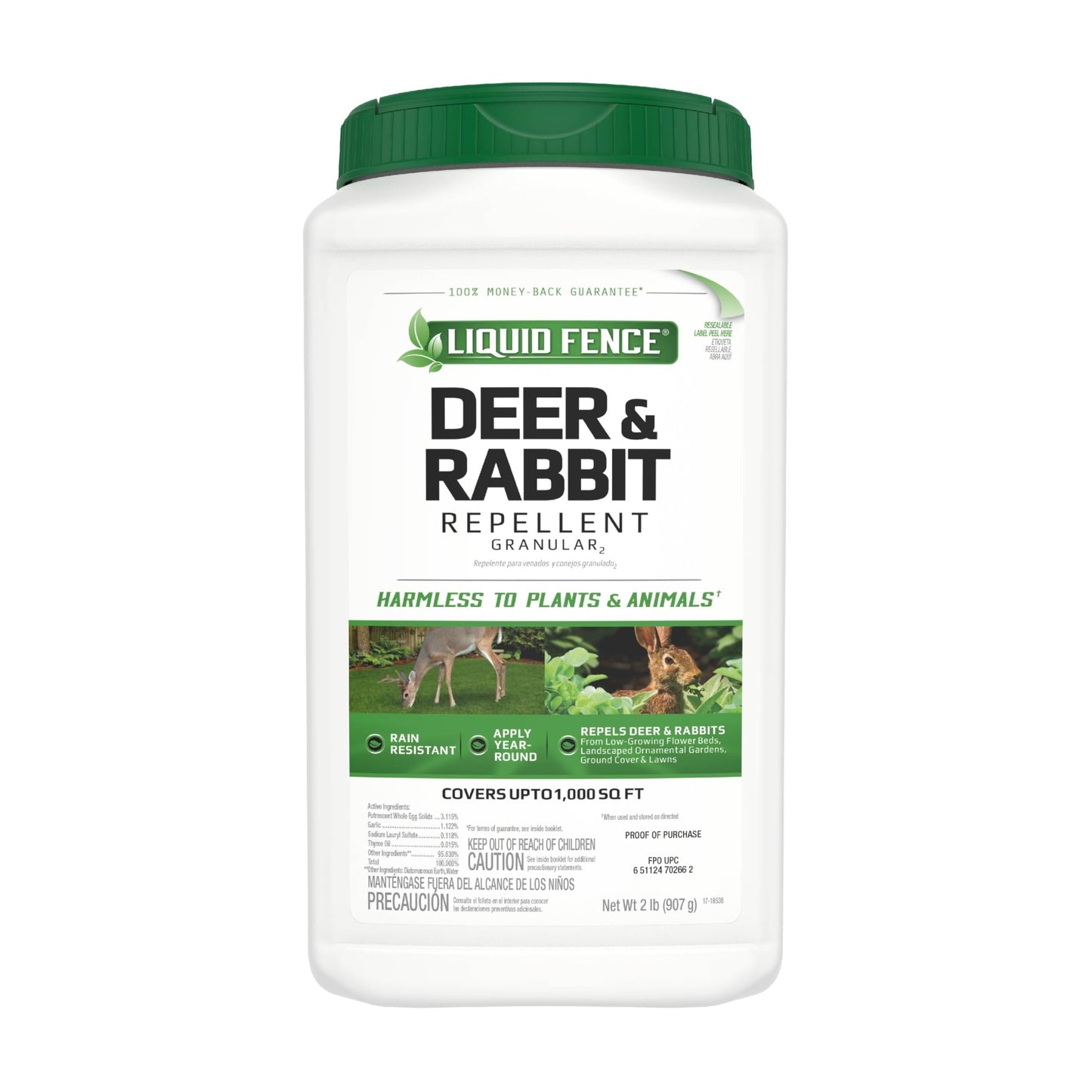 Liquid Fence Animal Repellent, 128 Oz, Multicolor